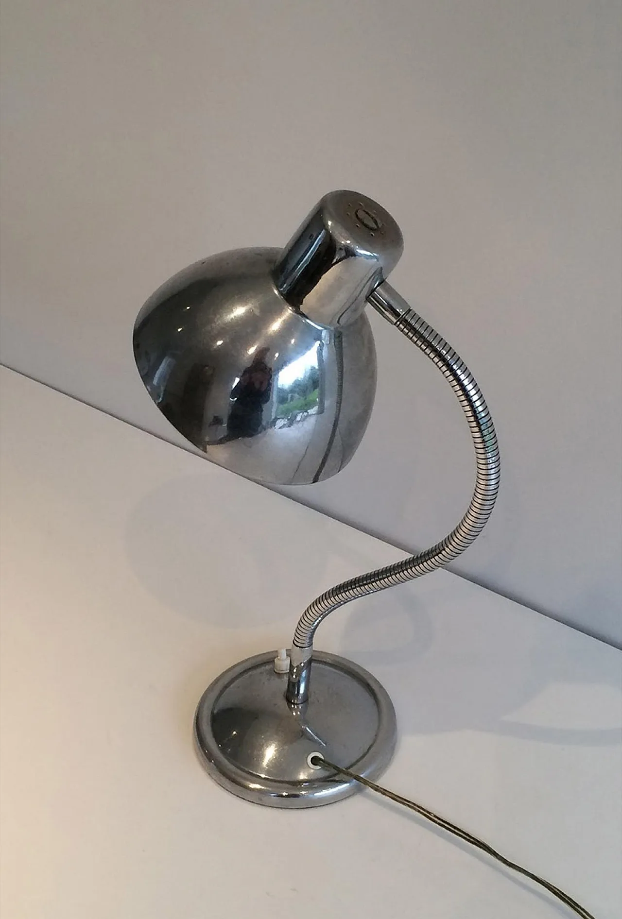 Swinging Chrome Lamp, circa 1960 3