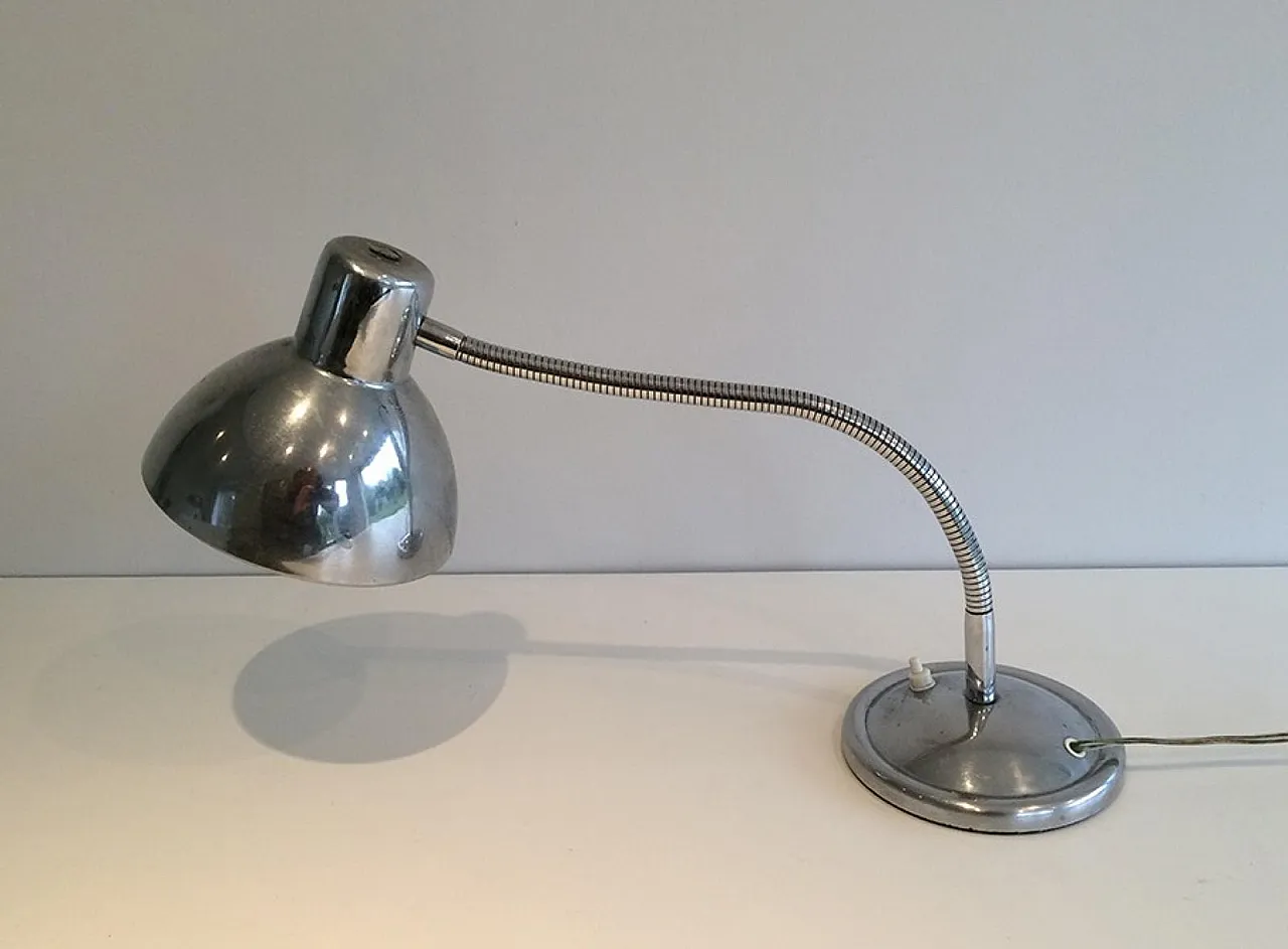 Swinging Chrome Lamp, circa 1960 5