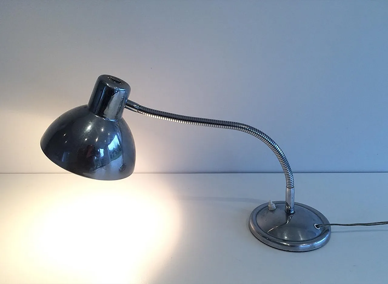 Swinging Chrome Lamp, circa 1960 6