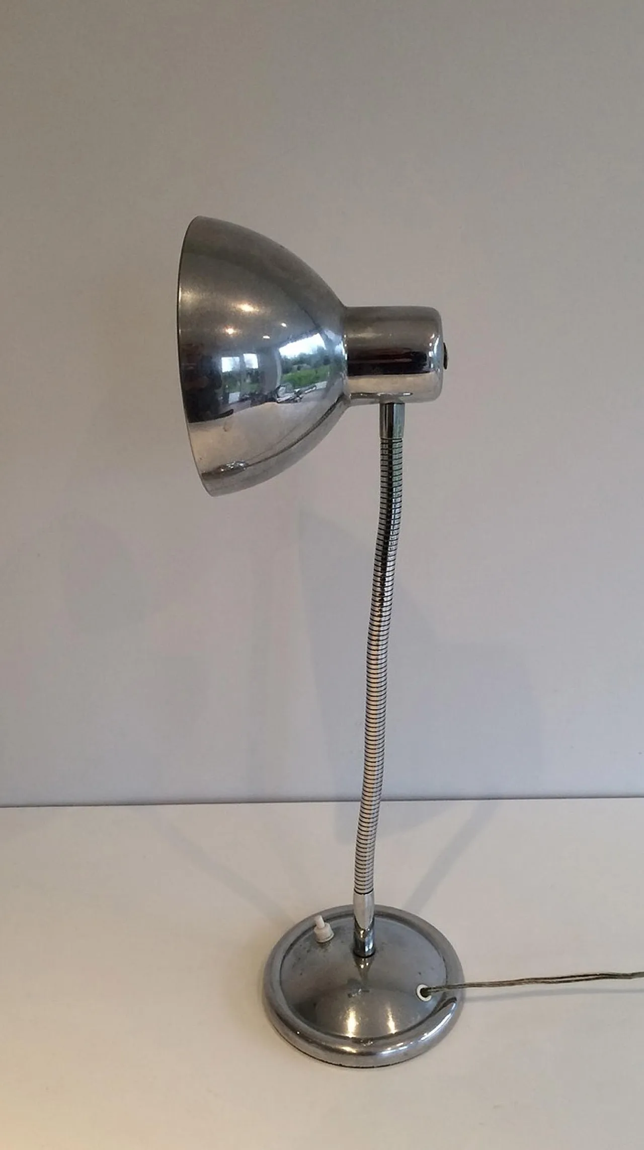 Swinging Chrome Lamp, circa 1960 7
