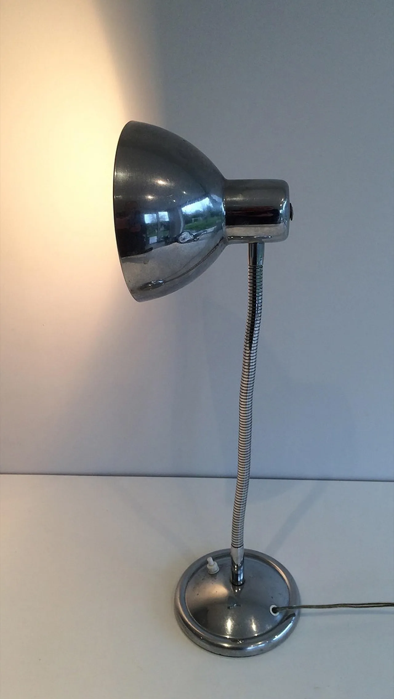 Swinging Chrome Lamp, circa 1960 8