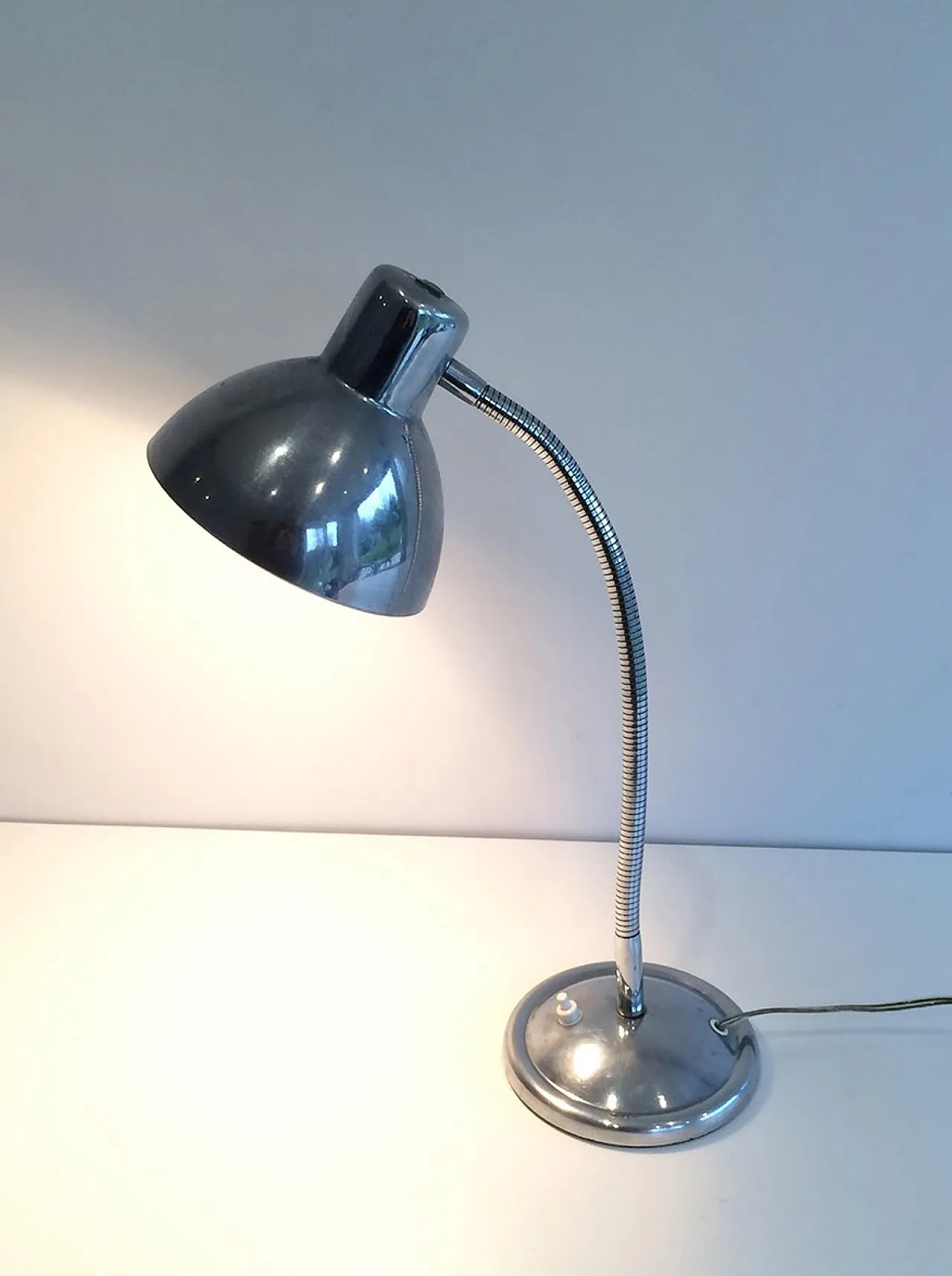 Swinging Chrome Lamp, circa 1960 11