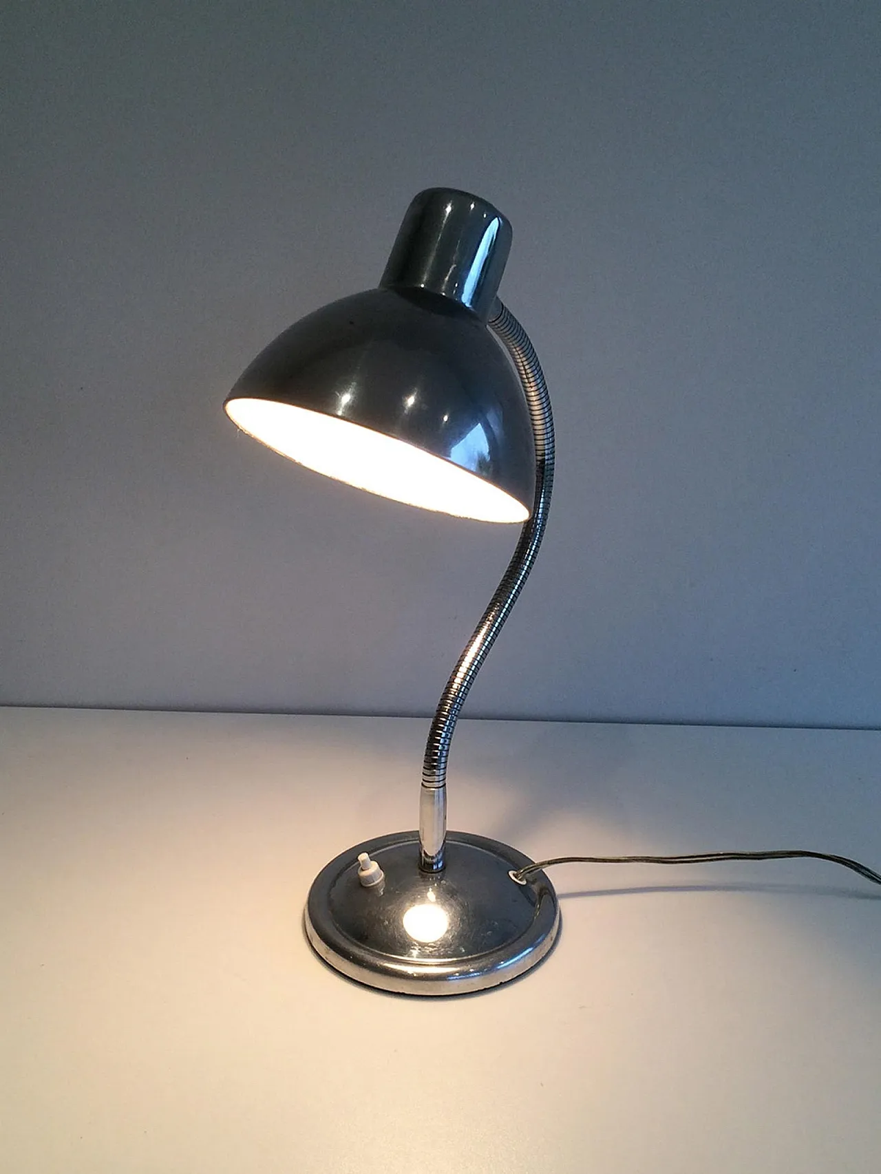 Swinging Chrome Lamp, circa 1960 12