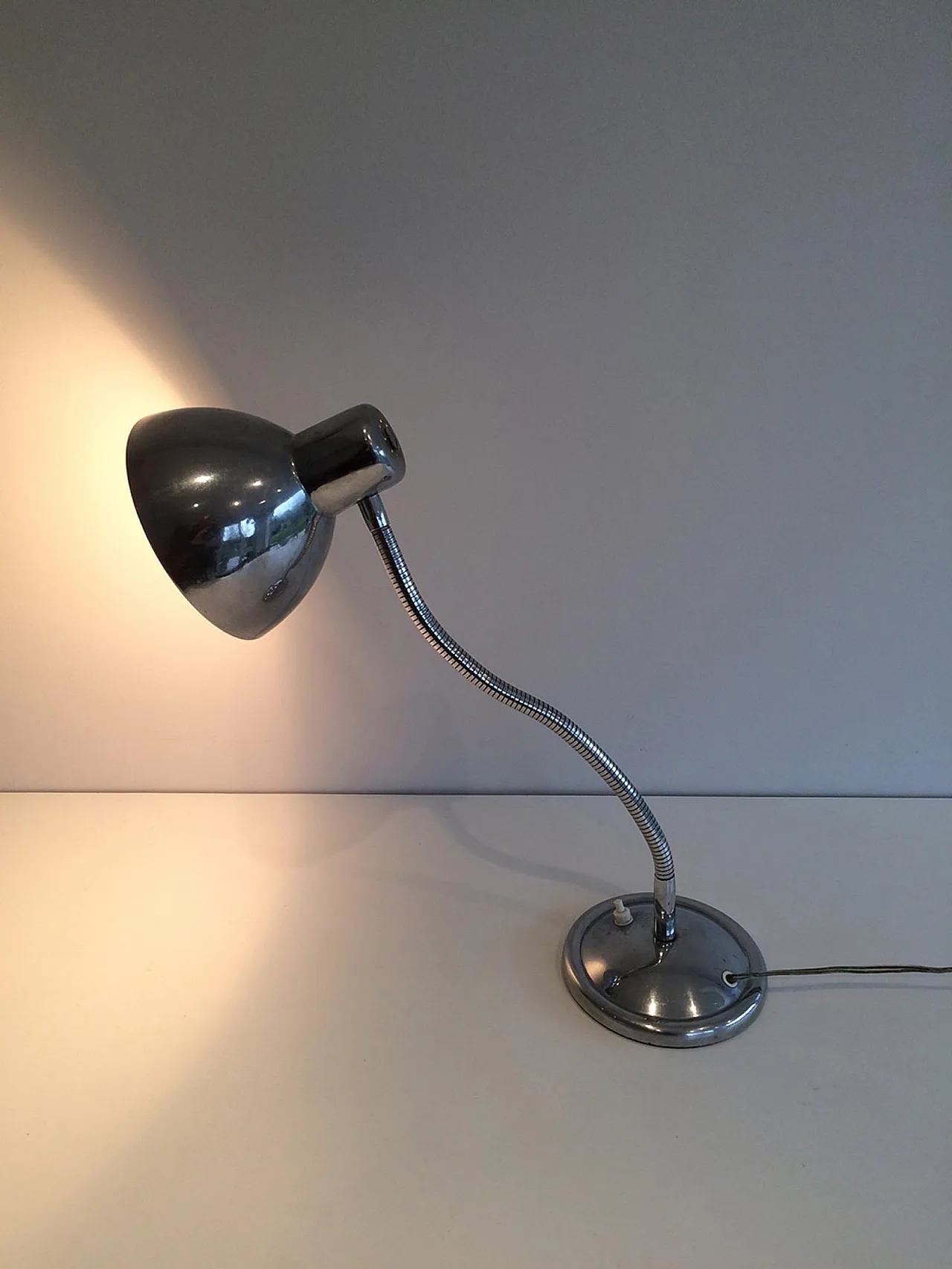 Swinging Chrome Lamp, circa 1960 13
