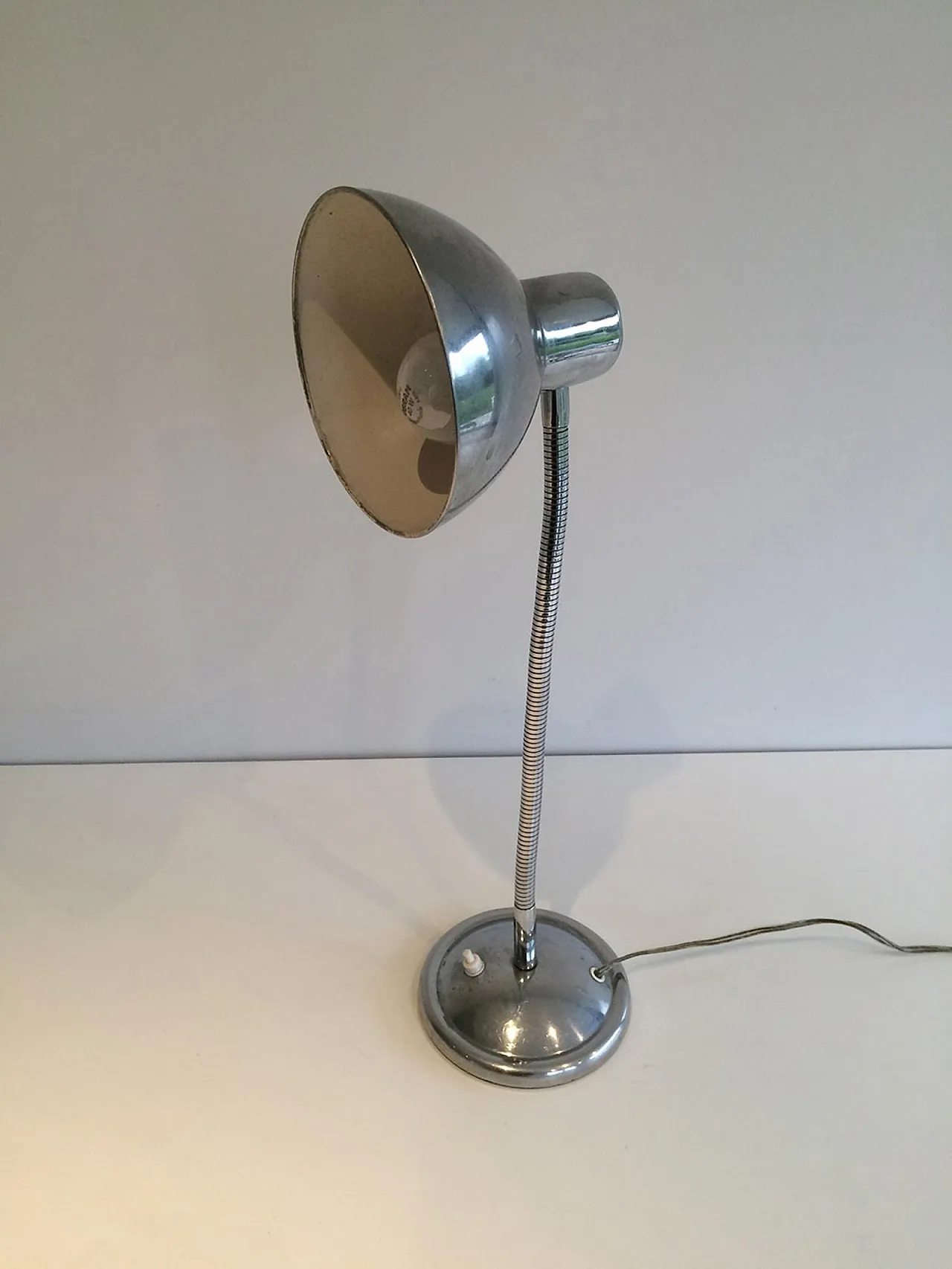 Swinging Chrome Lamp, circa 1960 14