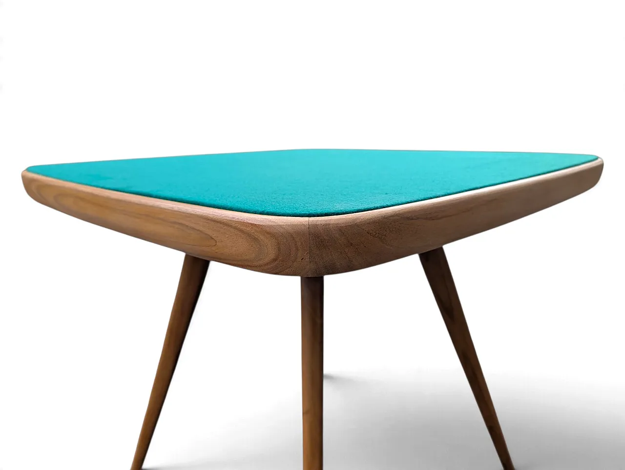 Restored 1950s maple wood game table by Cassina, 1950s 4