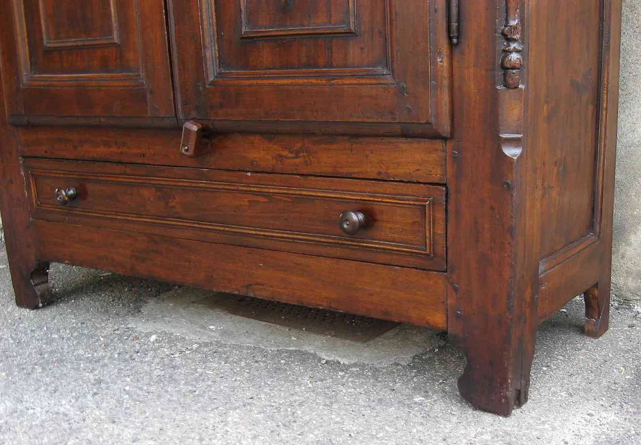 Wardrobe in solid wood, 19th century 5