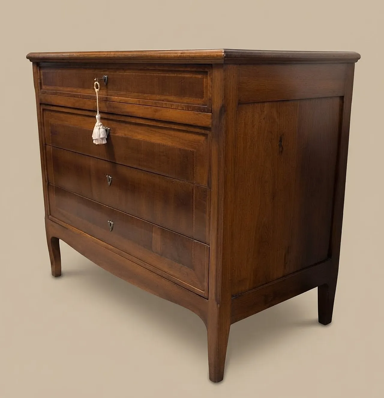 Walnut chest of drawers, 1880 2