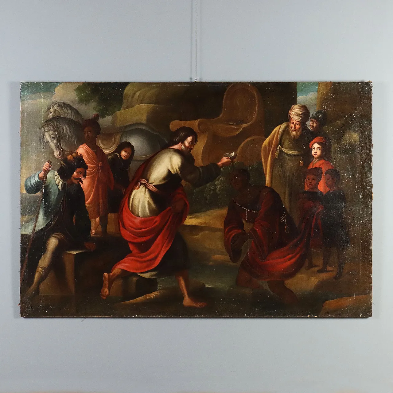 Painting The Baptism of the Eunuch, 18th century 1