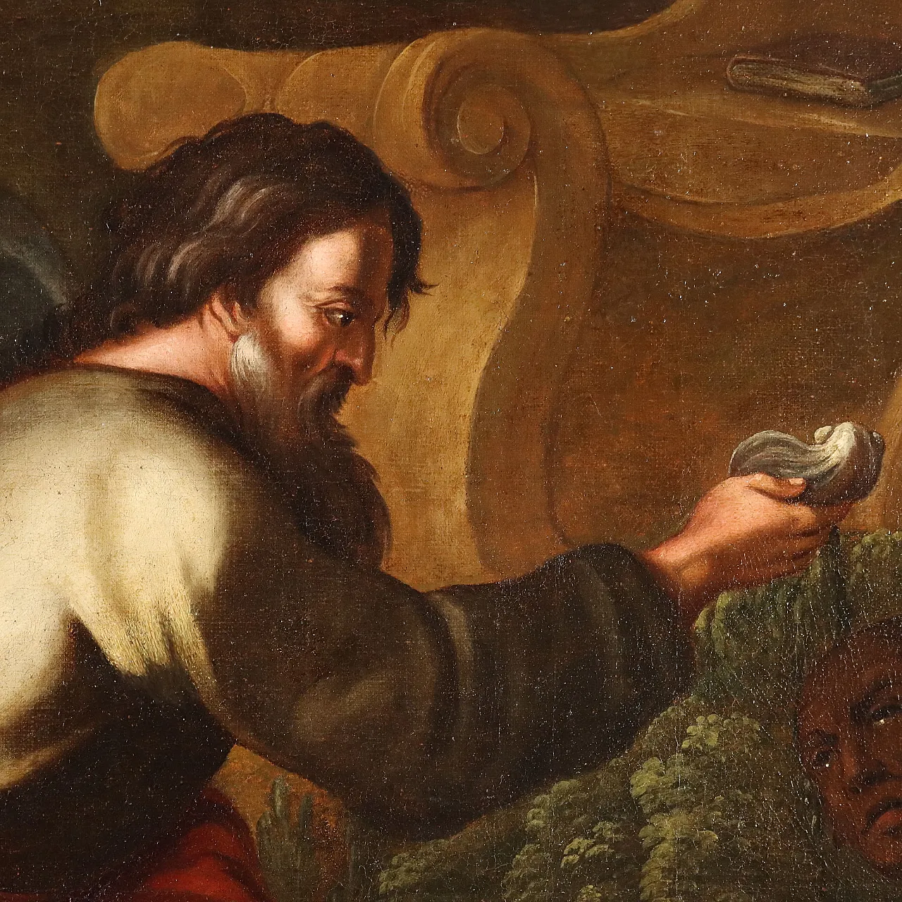 Painting The Baptism of the Eunuch, 18th century 4