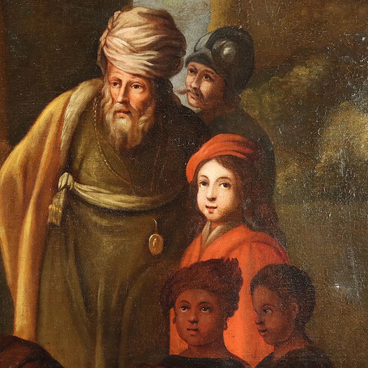 Painting The Baptism of the Eunuch, 18th century 7