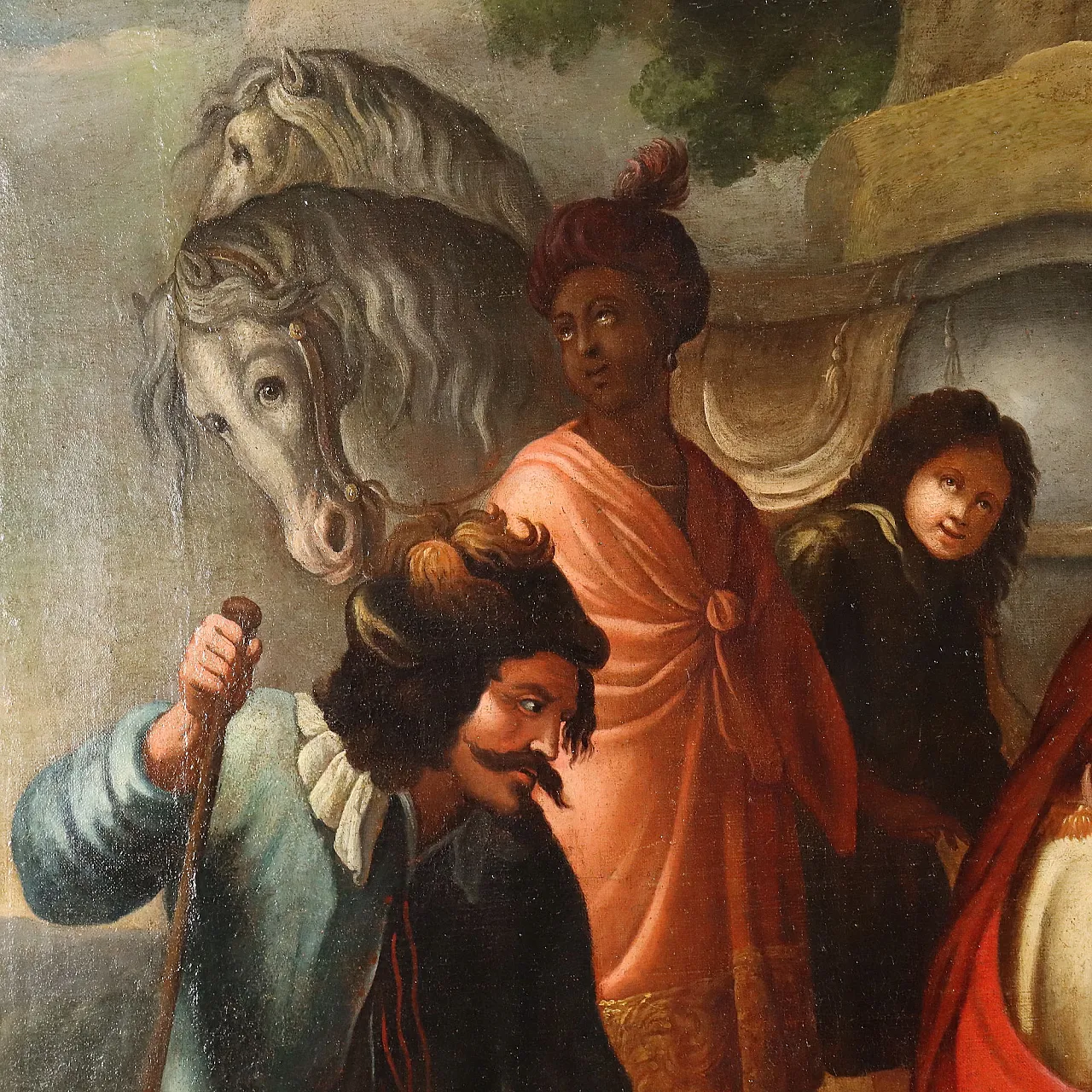 Painting The Baptism of the Eunuch, 18th century 8