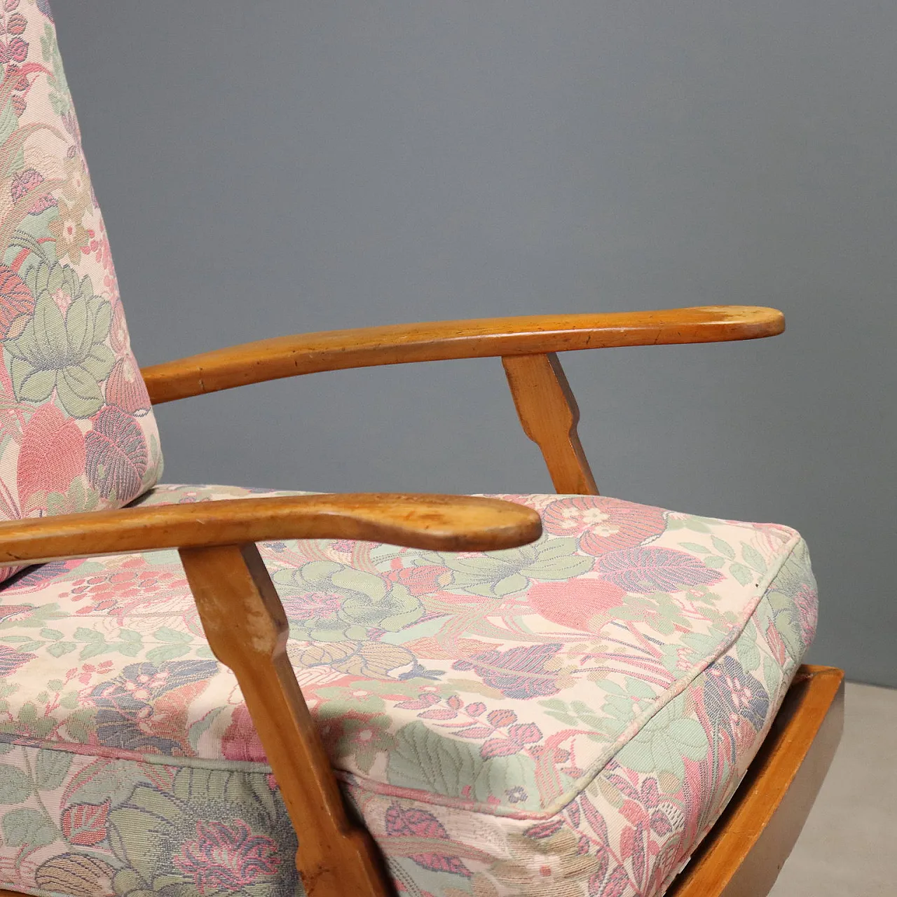 Pair of reclining chairs by Camea, 1950s 6