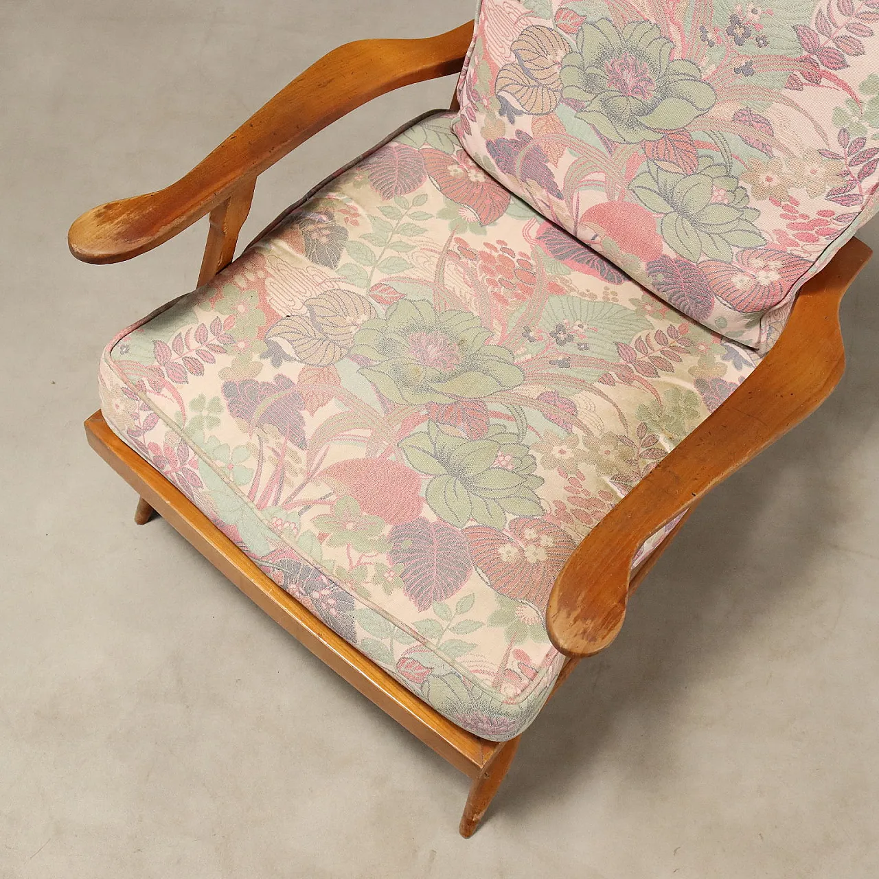 Pair of reclining chairs by Camea, 1950s 8