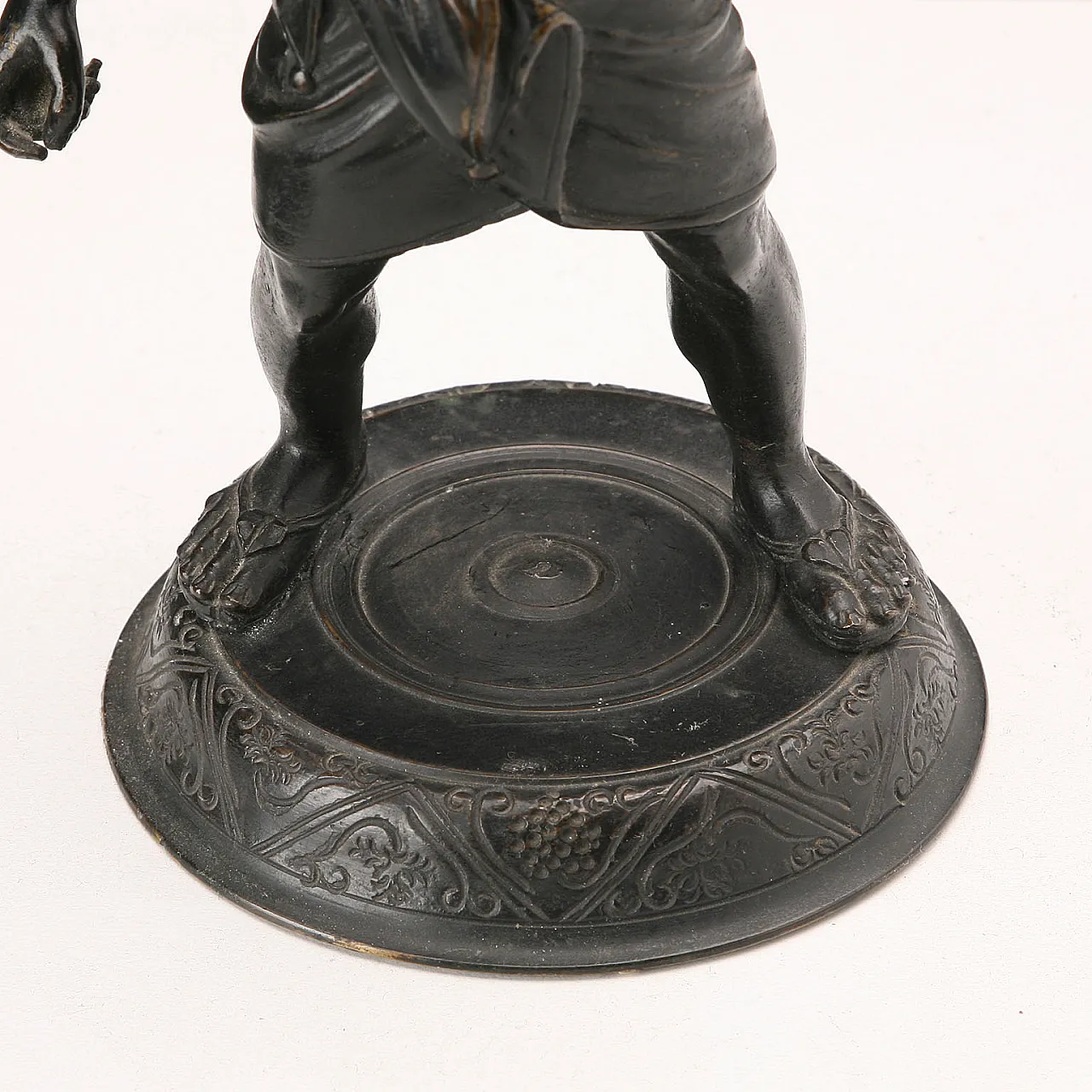 Pompeian Silenus in bronze, 20th century 6