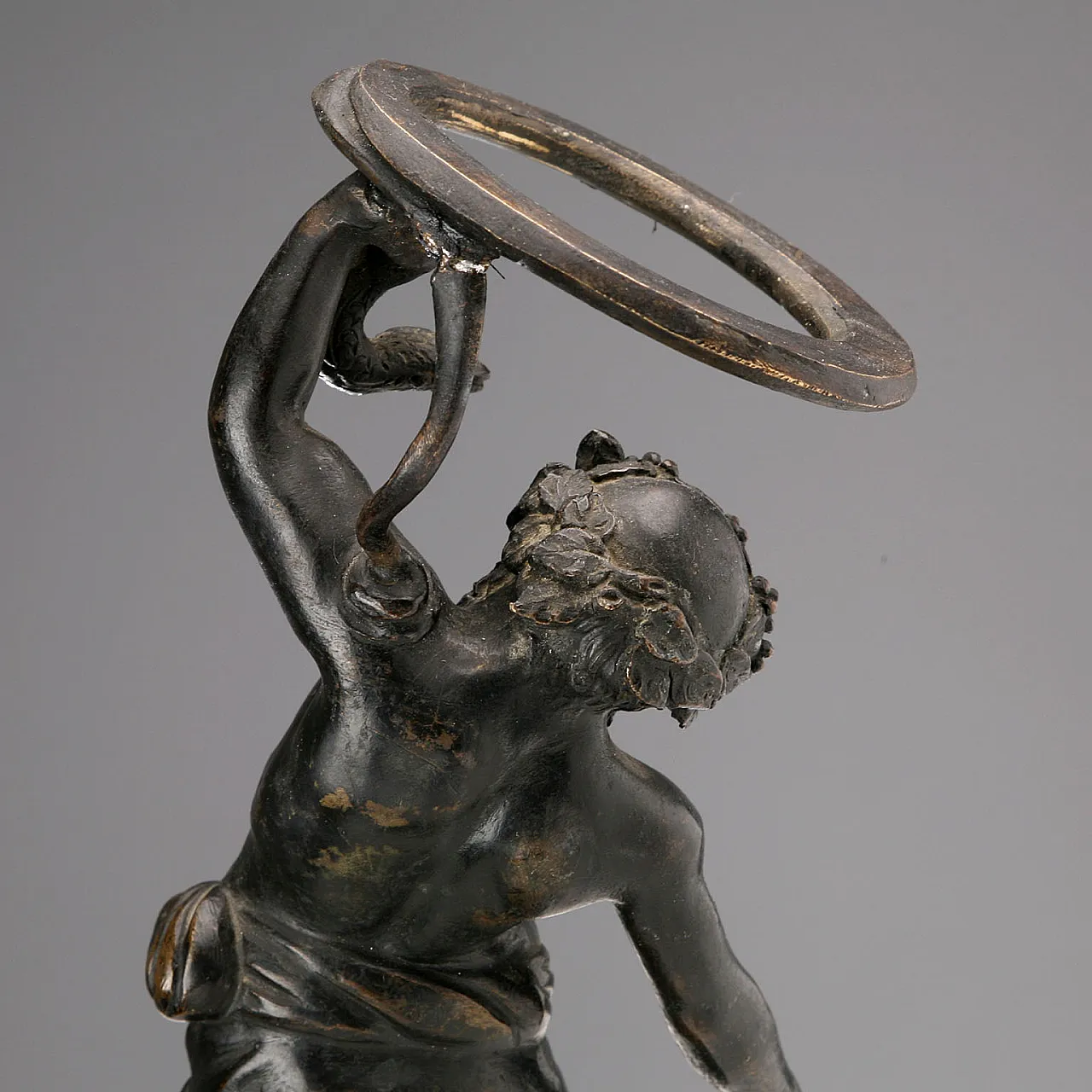 Pompeian Silenus in bronze, 20th century 7