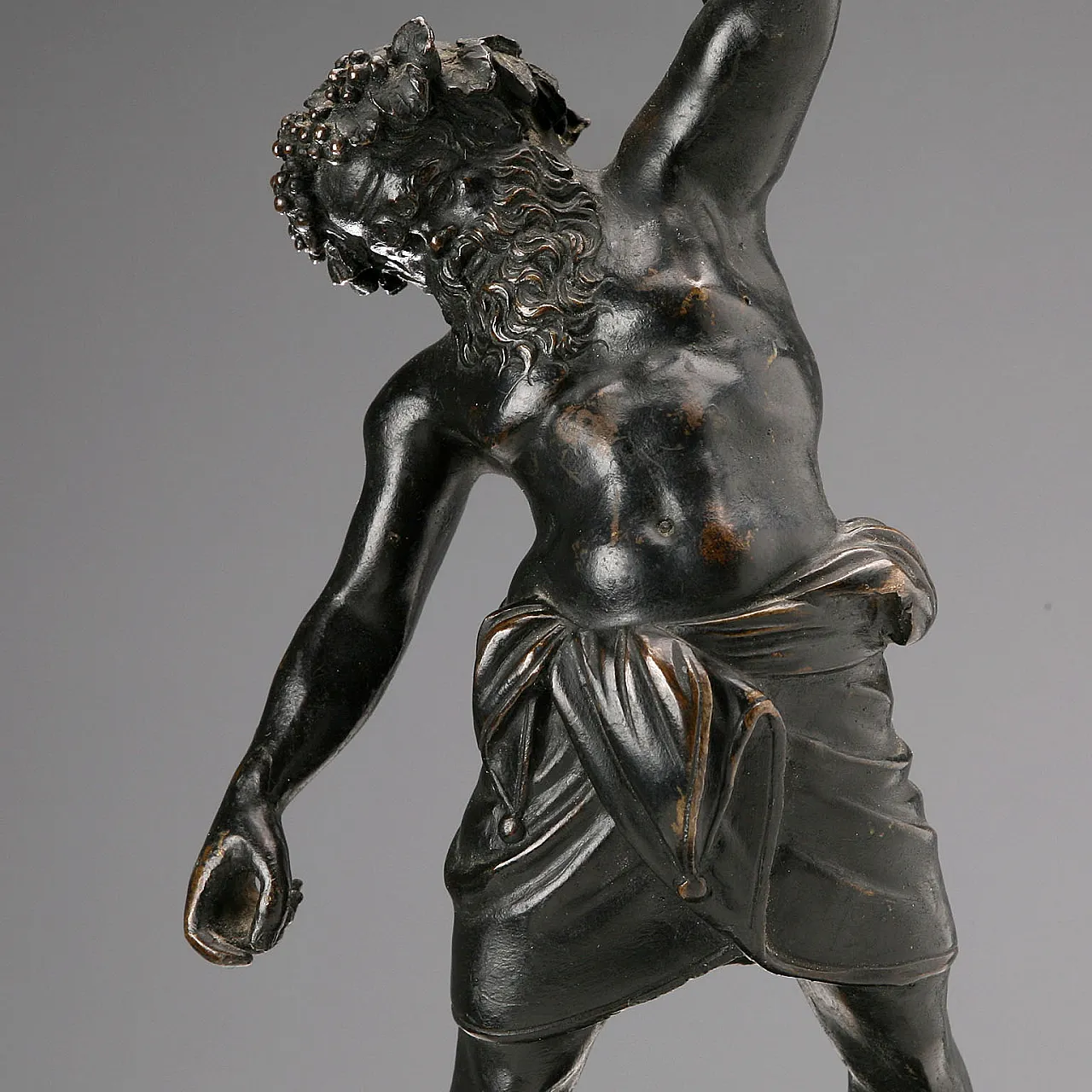Pompeian Silenus in bronze, 20th century 9