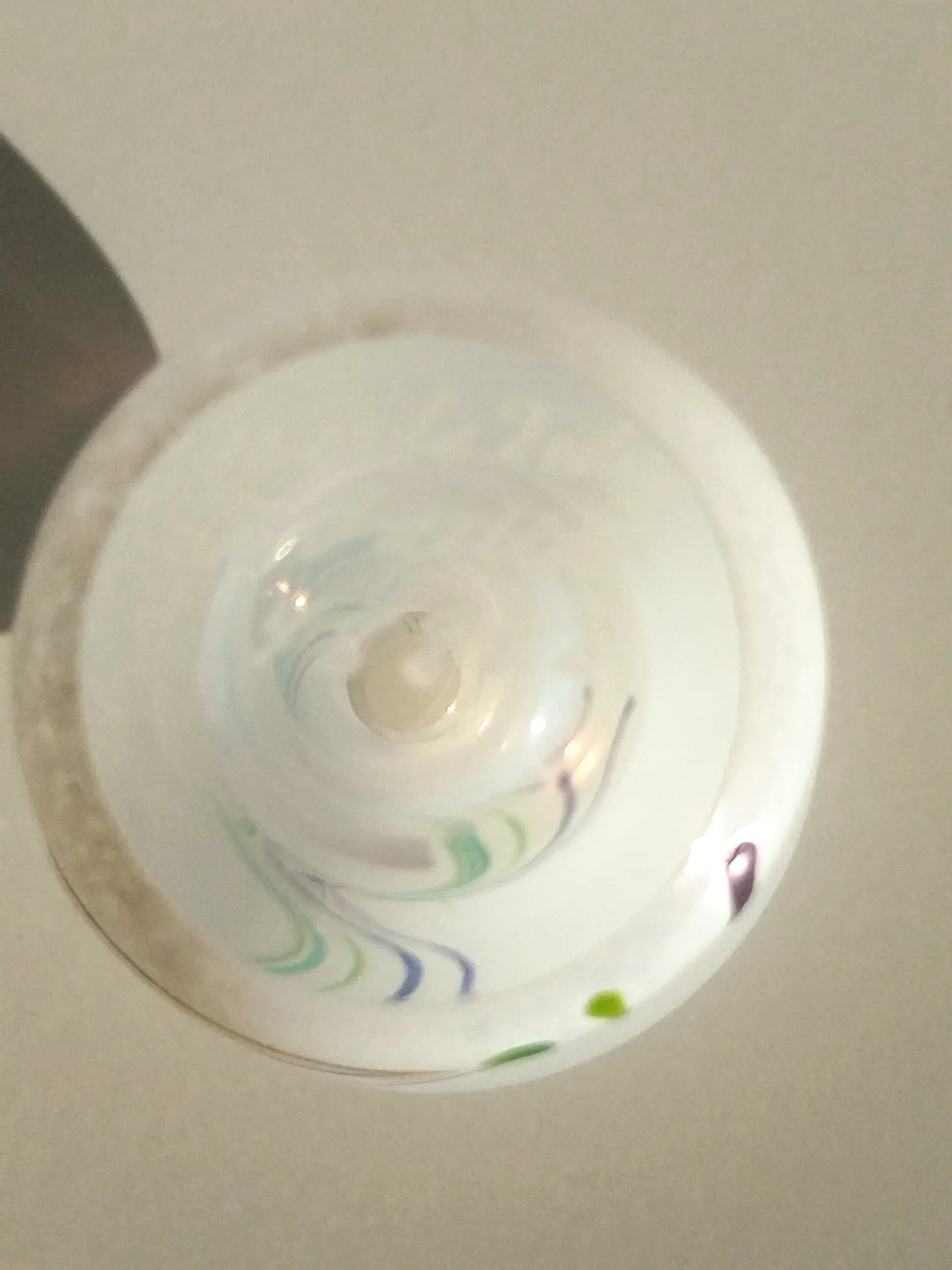 Rainbow blown glass vase by Kosta Boda 13