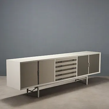 Sideboard Prisma in painted teak, 1960s