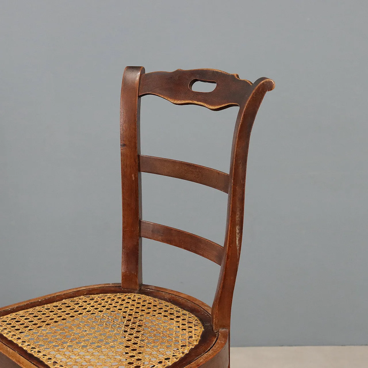 6 Sedie in noce, metà '800 4