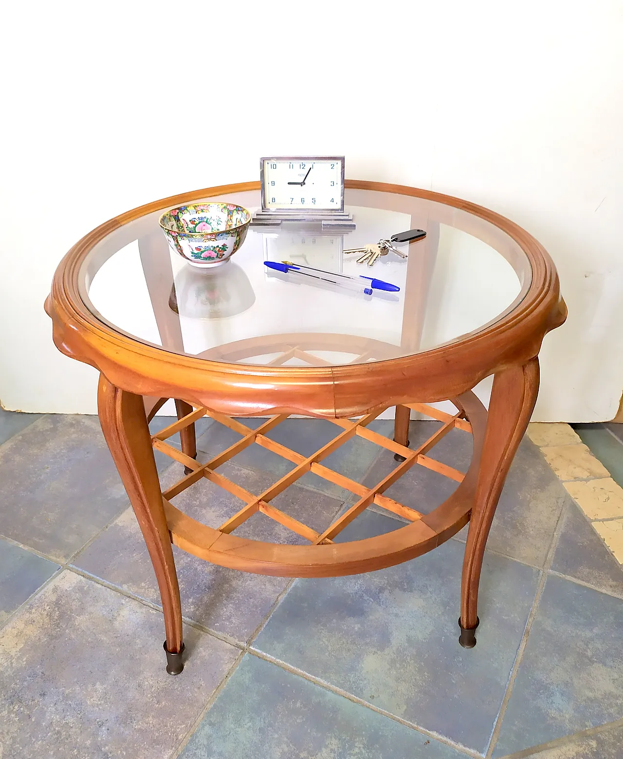 Round coffe table by Paolo Buffa, 1950s 11