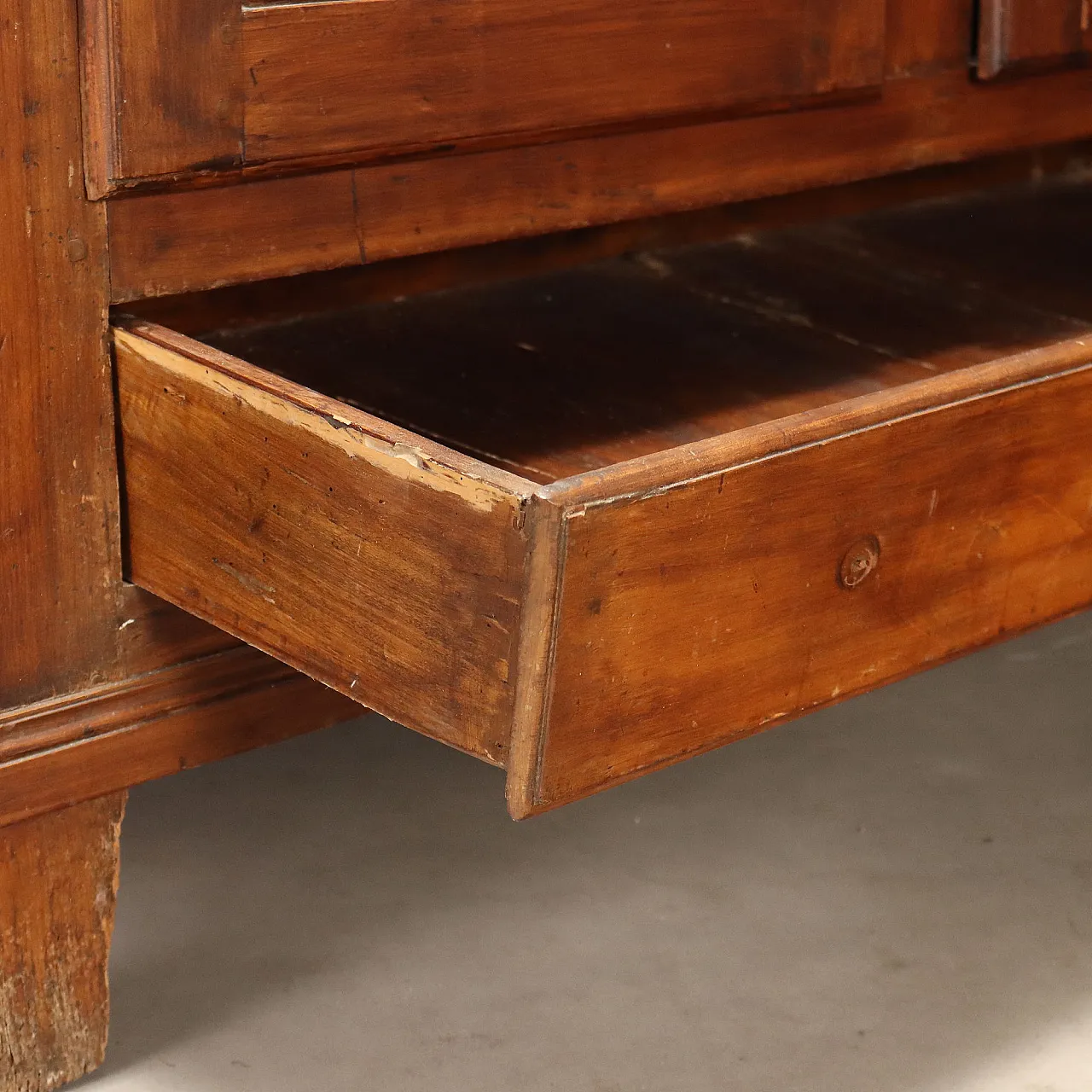 Two-piece cherry wardrobe, 19th century 8