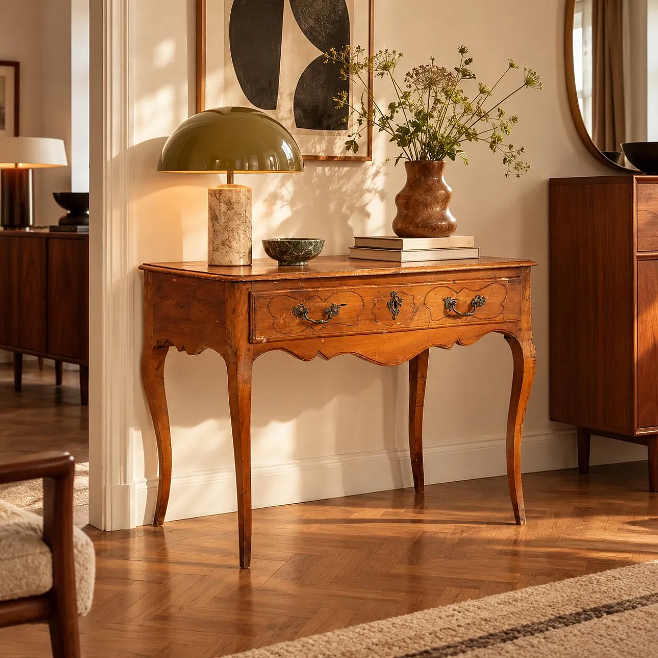Consolle Barocchetto in noce, '700 2