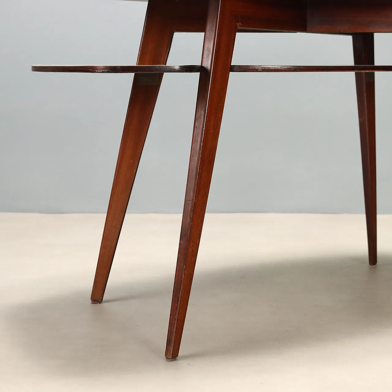 Desk with double formica top, 1950s 7