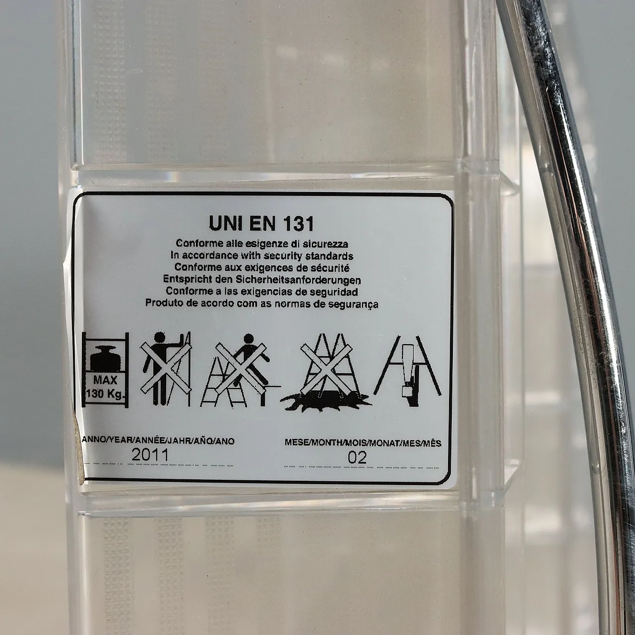 Upper ladder by Albertp Meda & Paolo Rizzato for Kartell, 20th century 10