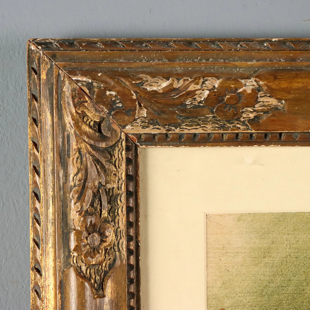 Painting by Giuseppe Palizzi, oil on cardboard, 19th century 6