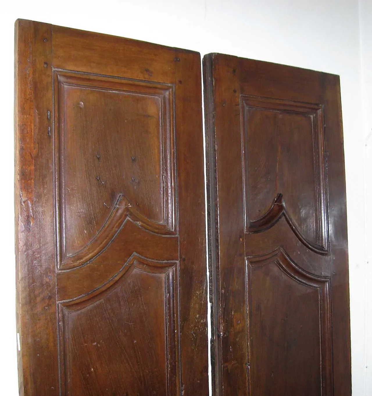 Pair of walnut doors, 18th century 1