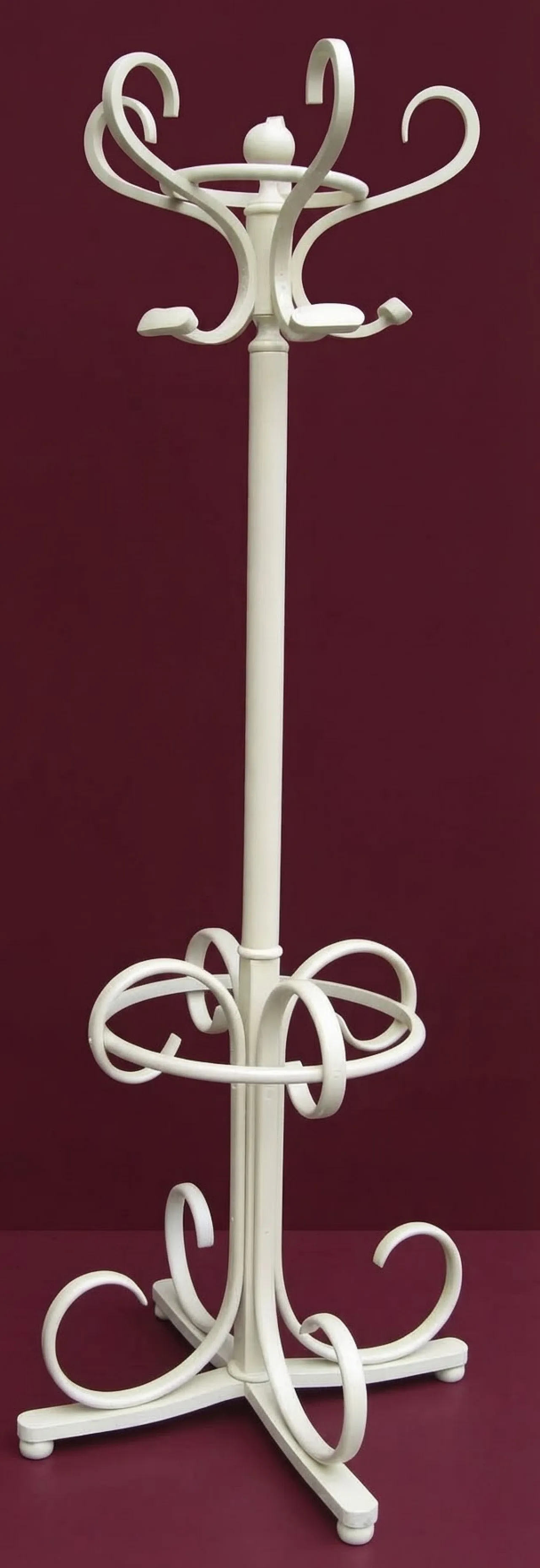 White bentwood coat rack, 1920s 3