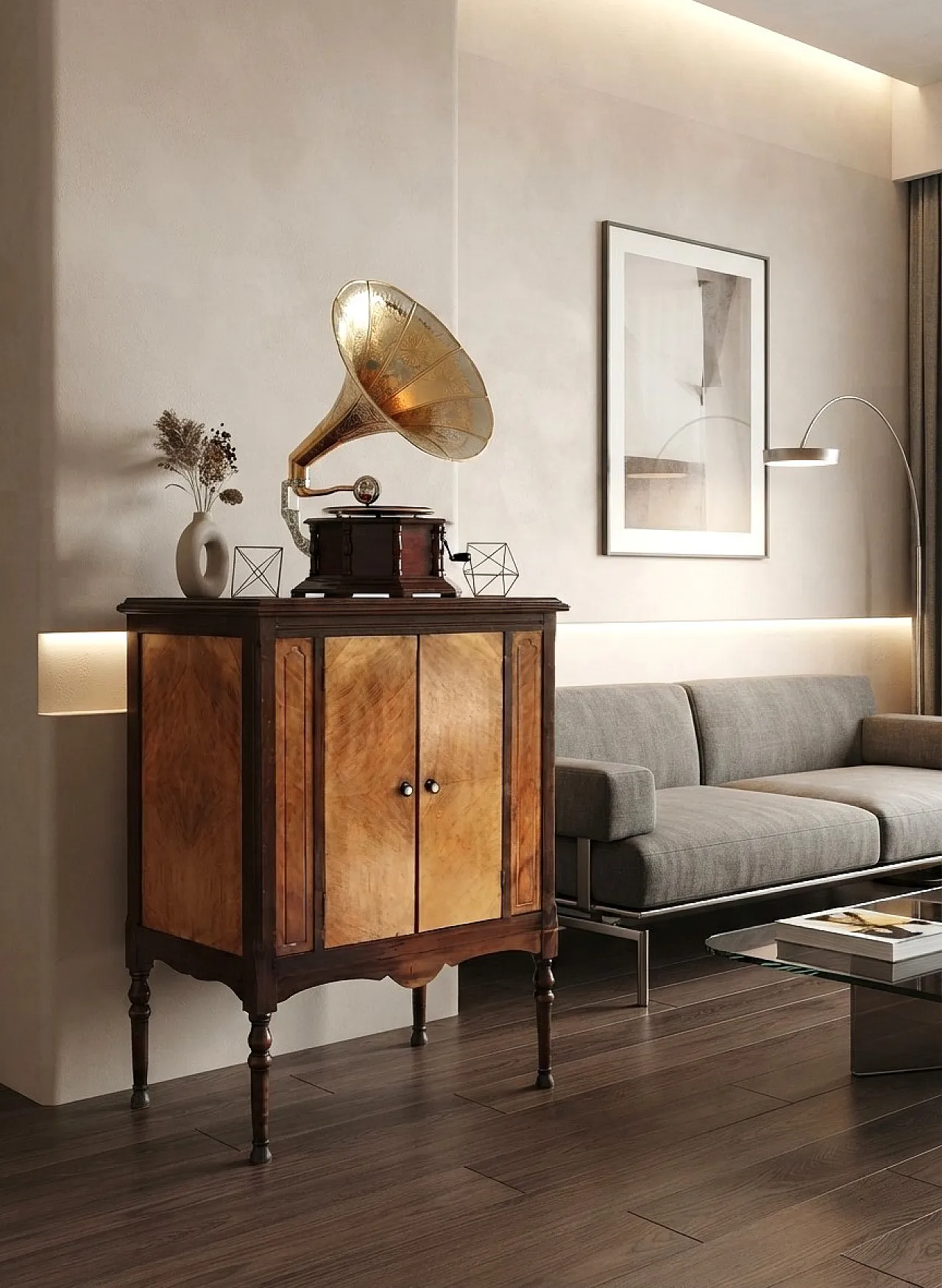 Wood sideboard, 1920s 14