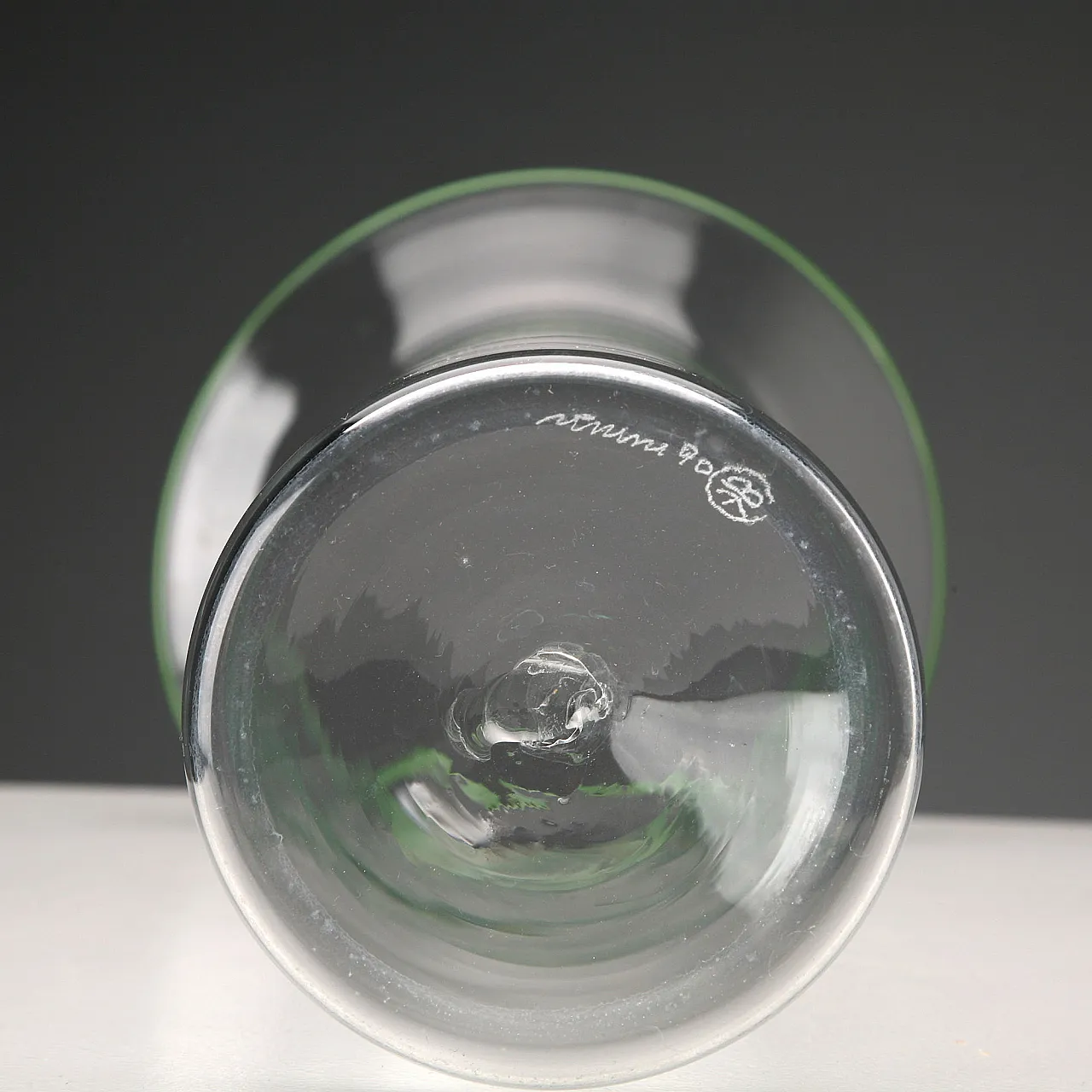 Venini glass vase, 1980s 6