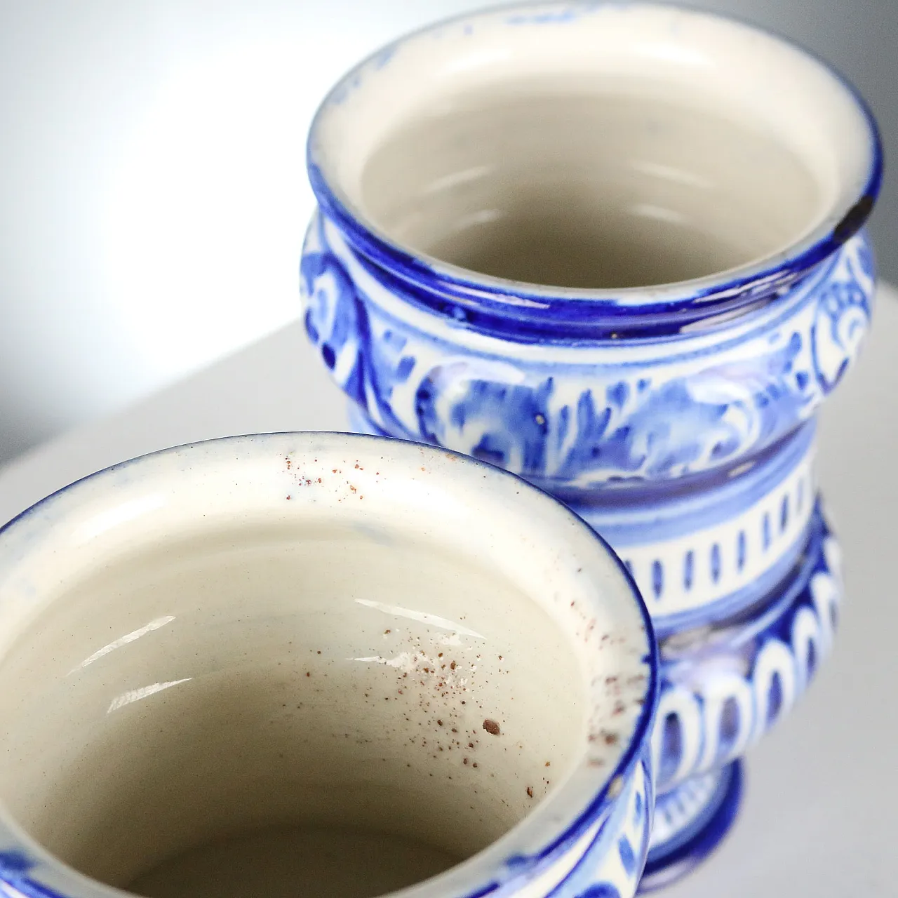 Coppia Albarelli in Maiolica di Lodi, '900 4