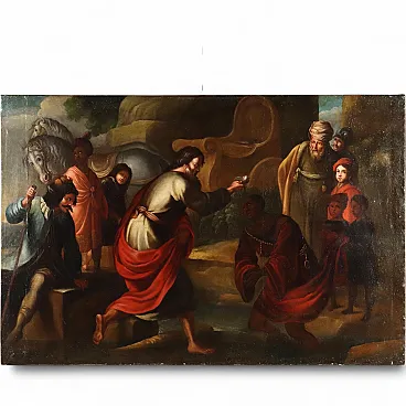 Painting The Baptism of the Eunuch, 18th century
