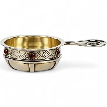Silver kovsh by Pavel Ovchinnikov, late 19th century
