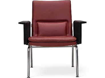 1970s, Danish armchair by Arne Vodder, furniture leather.