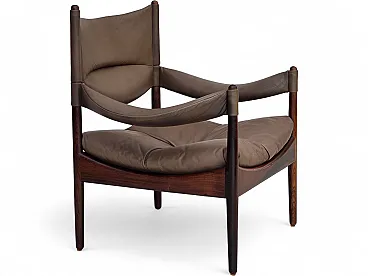 1970s, Danish design by Kristian Vedel, armchair model Modus.