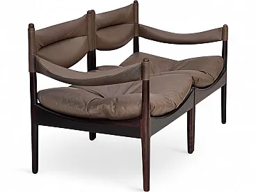 1970s, Danish design by Kristian Vedel, modular sofa, model Modus.