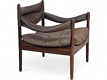 1970s, Danish design by Kristian Vedel, armchair model Modus.