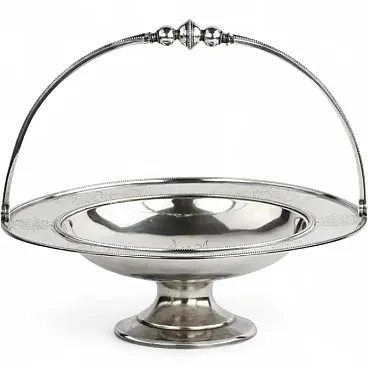 Silver sweetmeat bowl, 19th century