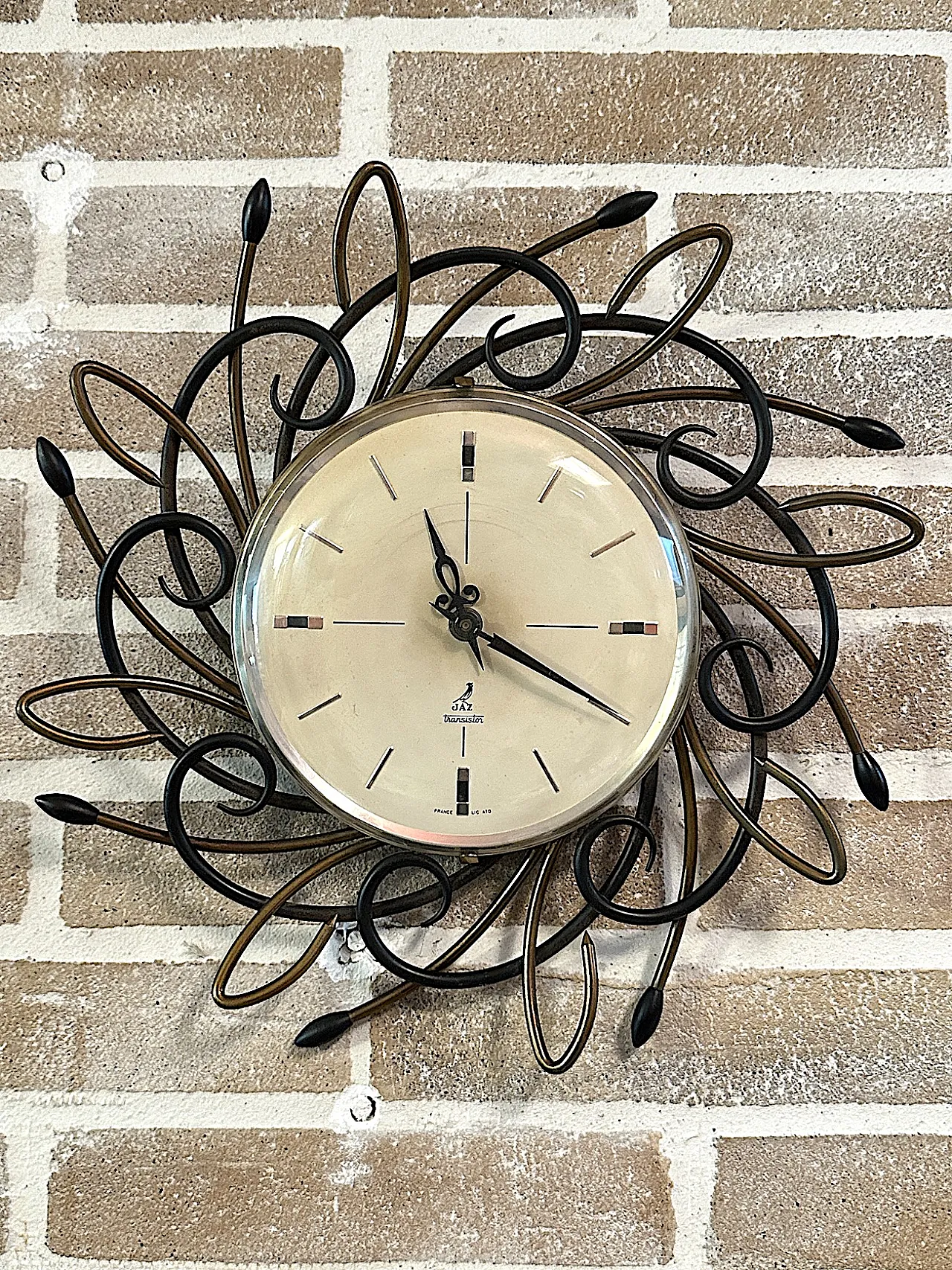 JAZ Transistor Wall Clock, 1960s 1