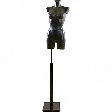 Manichino in fibra di vetro nero, anni '60