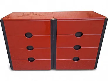 Pair of bedsides tables by Luigi Caccia Dominioni for Azucena, 1970s