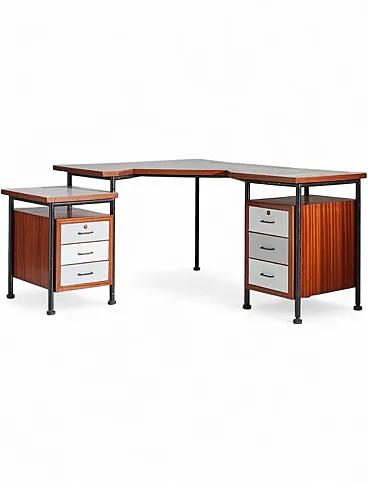 Corner desk by Sergio Coradeschi, 1950s