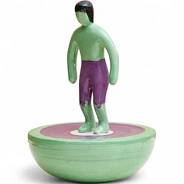 Sculpture in double-mold ceramic by Artigianato Italiano, 2000s
