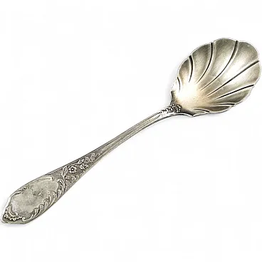 Cucchiaio da zucchero polacco in stile Art Nouveau di Norblin, anni '20.