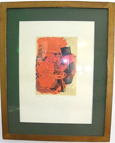 Franz Borghese - Chess Game - Silkscreen 1978 - Rare edition
