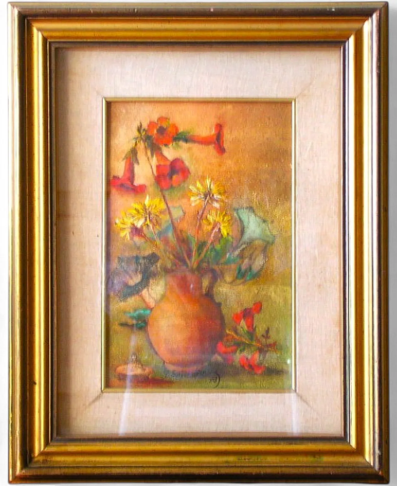 Oil Painting by Giovanni Salvestrin - Still Life - Exhibition Treviso 1971 5